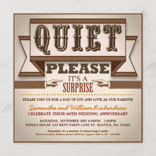 tipografia vintage convites de aniversário únicos