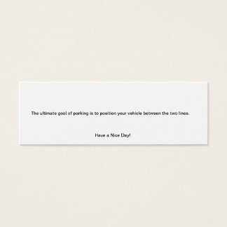 Tíquete de Estacionamento