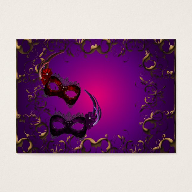 Tíquetes de admissão de Mascarada Roxo Dourado (Frente)