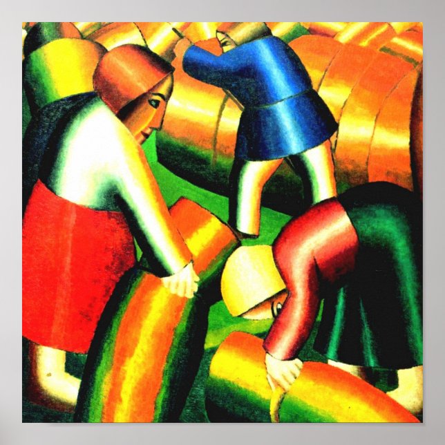 Tirando a impressão da Harvest a arte russa (Frente)