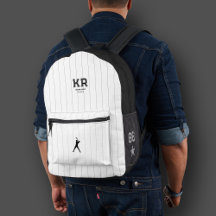 Tiras brancas de Na moda de Basebol Esportivo