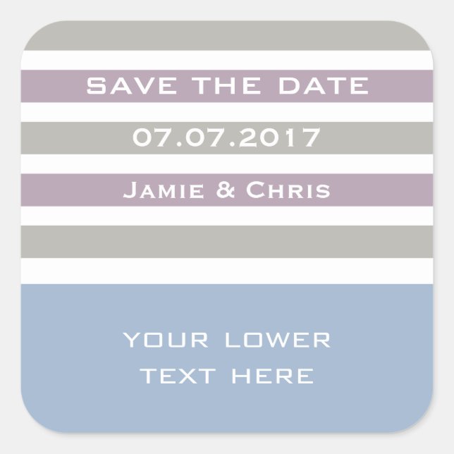 Tiras de adesivos personalizados de padrão (Frente)