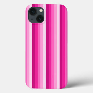 Tiras de sombra rosa quente capas de iphone de gab