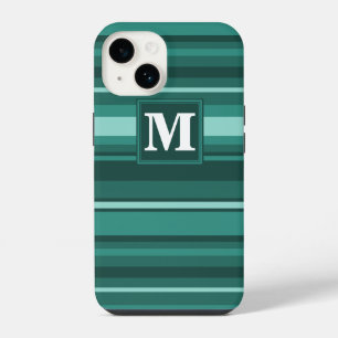 Tiras de teal monograma