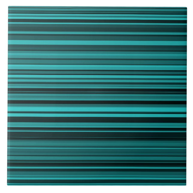 Tiras Pretas Teais (Frente)