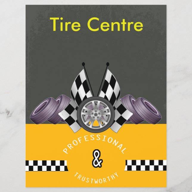 Tire Centre Flyer (Frente)