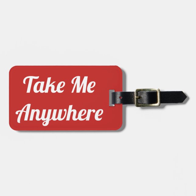 Tire-Me Da Etiqueta De Bagagem (Frente Horizontal)