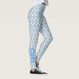 Tireoide Sensibilização Fita Leggings Anjos
