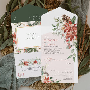 'Tis A Temporada Floral de Casamento de Natal