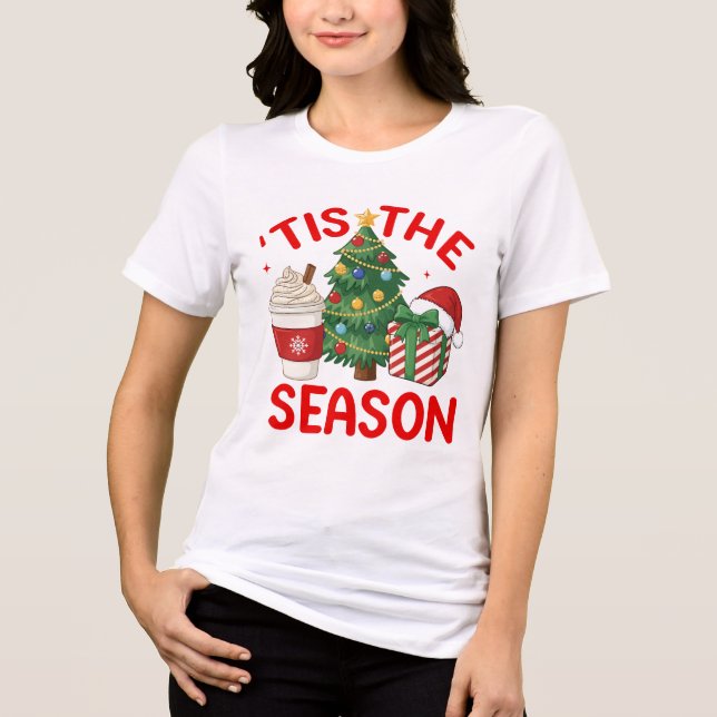 Tis The Season Christmas Tree Coffee Gift Design (Frente)