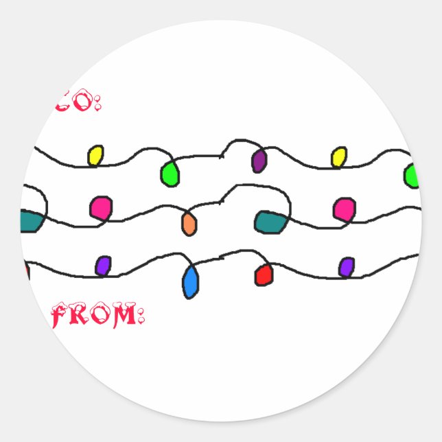 'TIS THE SEASON - etiquetas de presentes (Frente)