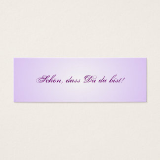 Tischkarten pequenos para o tabuleiro de boda