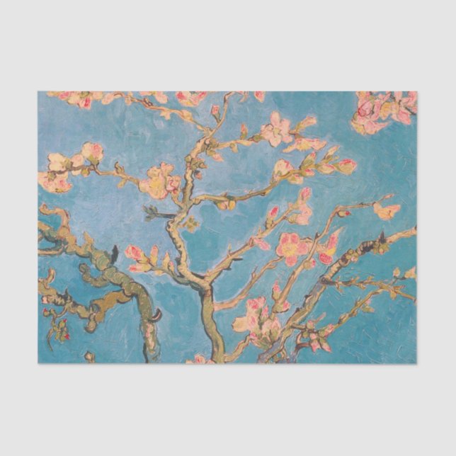 TISSUE PAPEL VAN GOGH ALMOND BLOSSOM (Frente )