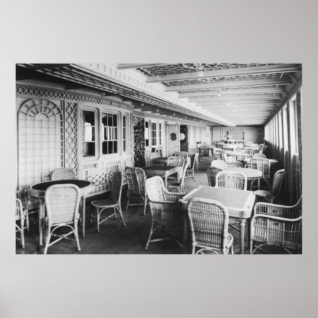 Titanic Cafe Poster (Frente)