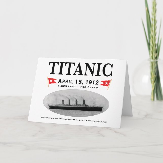 Titanic Ghost Ship: Stationery: Cartões Saudáveis (Frente)