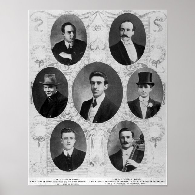 Titanic Musicians Poster (Frente)