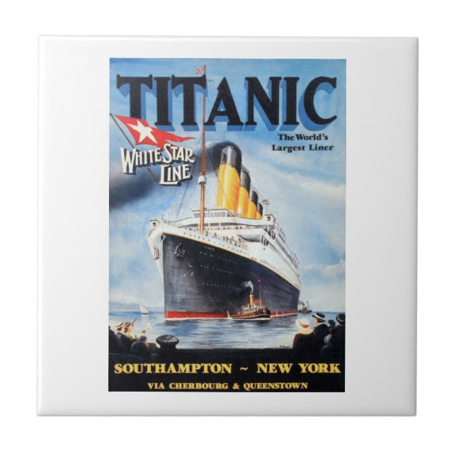 Titanic White Star Line - Maior Transatlântico do  (Frente)