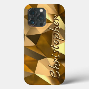 Titânio Dourado e brilhante metal de aço inoxidáve