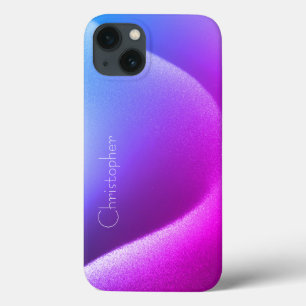 Titanium violet Stainless Steel Impressão iphone 1