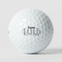 Titleist Personalizado de aniversário de 40 anos P