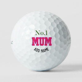 Titular de Mãe Personalizado No.1 Pro V1 Golf Ball