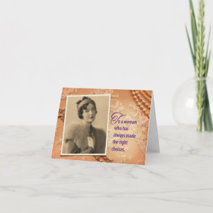 Titular do Cartão de Presente de Aniversário da Vi