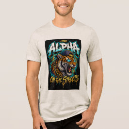 Título: Camiseta Estilo Streetwear de Tigre Colori