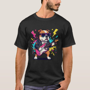 Título: Camiseta Gráfica de Cachorro de Desenho An
