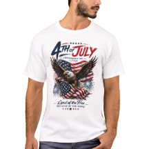 Título: Camiseta Patriótica Águia Careca 4 de Julh