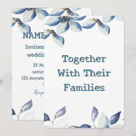 Título: Convite de Casamento Personalizado Elegant