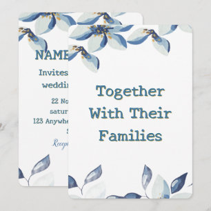 Título: Convite de Casamento Personalizado Elegant