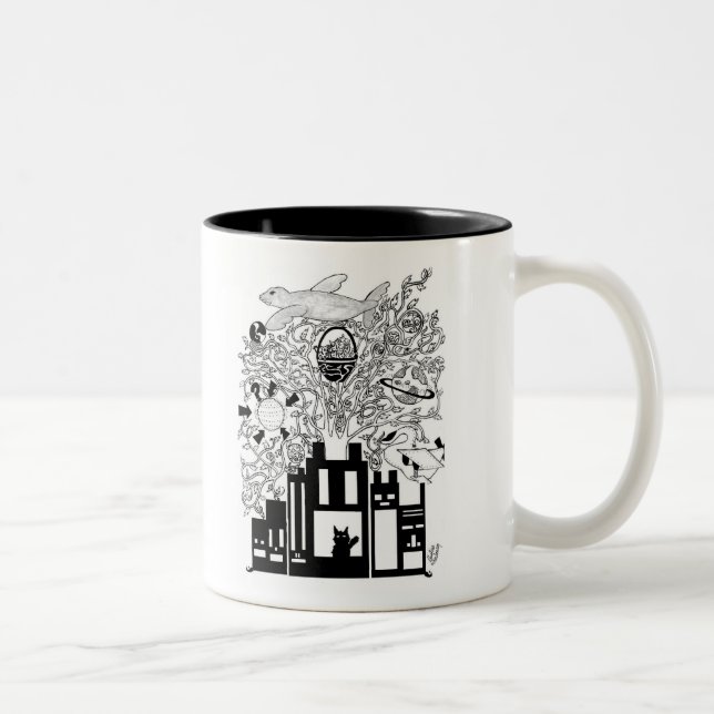 Título de HotOO, L da caneca de café de E 2 (Direita)