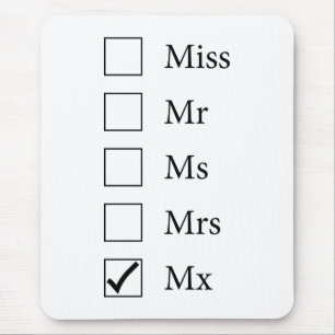 Título do MX (cinco opções) Mousepad