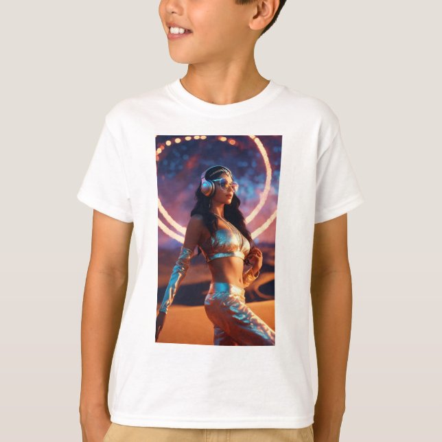 Título e descrição da camiseta Dj design (Frente)