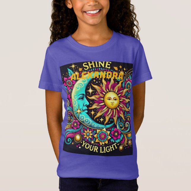 Título: Iluminar Sua Luz - Camisa Inspiracional De (Frente)