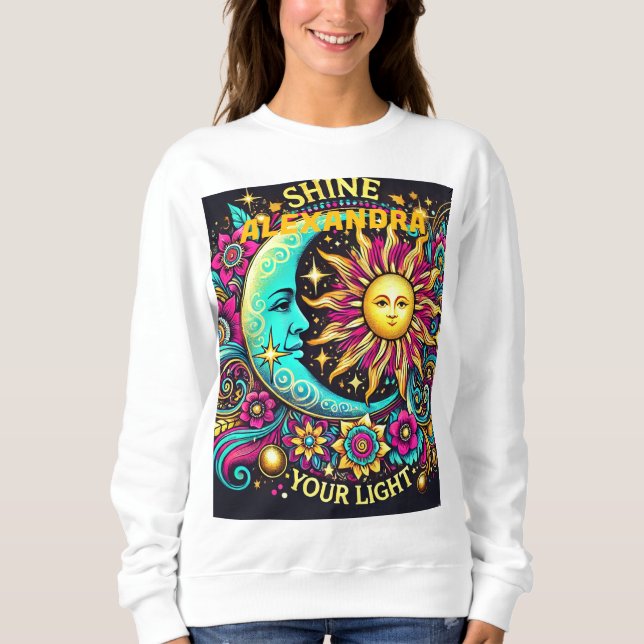 Título: Iluminar Sua Luz - Camisa Inspiracional De (Frente)