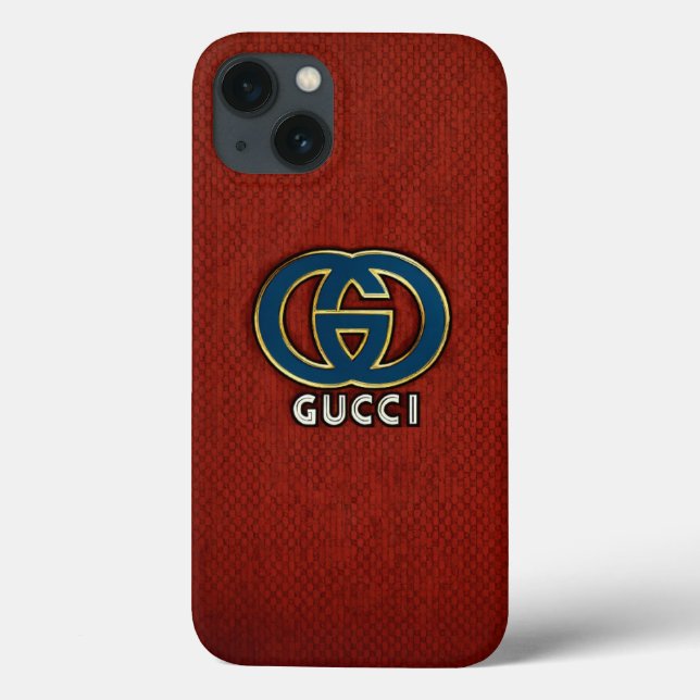**Título:** iPhone 13 Red Gucci Back Cobrir (Verso)