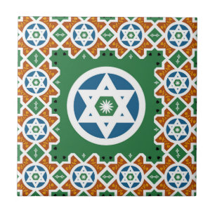 Título judeu oriental com estrela marroquina de D