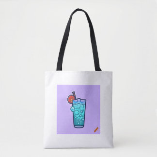 Título: "Magical Fruity Cocktail Tote Bag - Cartoo
