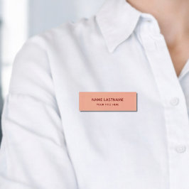 Título Nome Simples Básico Minimal Rosa Bege Moder