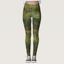 Título: Onyx Crocodile Paisley Camouflage Leggings