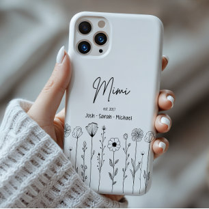 Título Personalizado de Nana Floral Simples