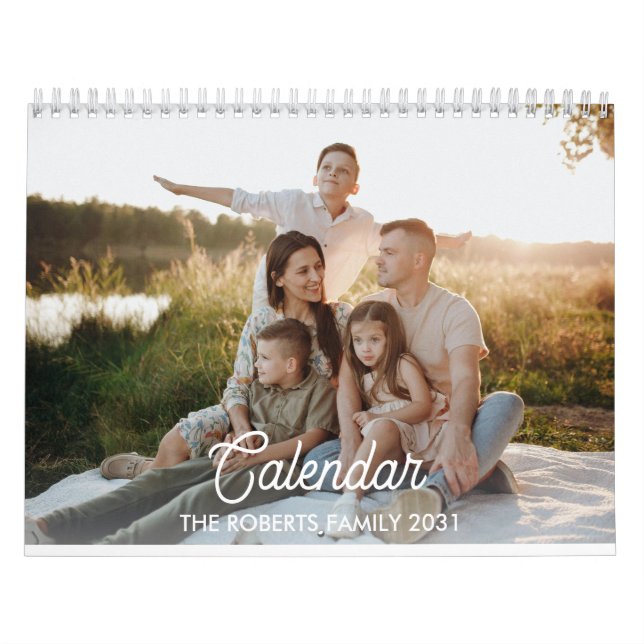 Título Personalizado do Calendário de Fotografias  (Capa)