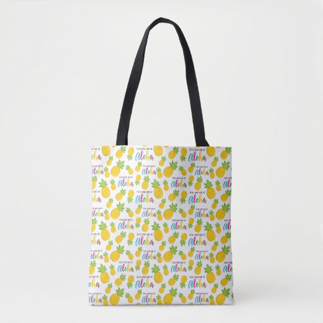 Tive-Me Na Aloha Tote Bag (Frente)