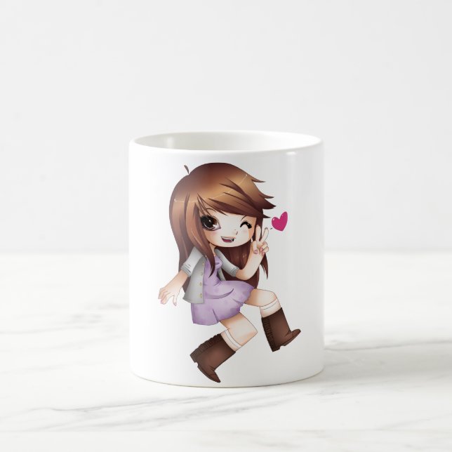 TK chibi design café caneca (Centro)
