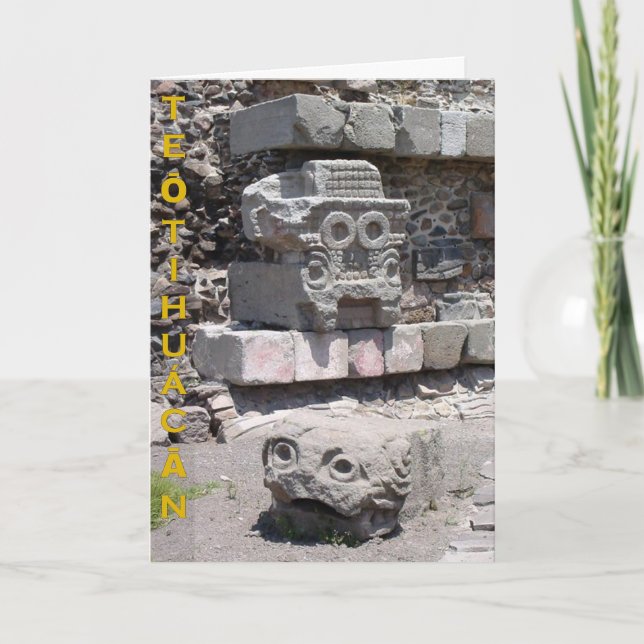 Tláloc, Teōtihuácān, México - cartão (Frente)