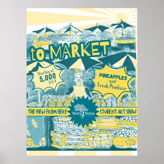 TNU para Poster de Estudante de Mercado (Frente)