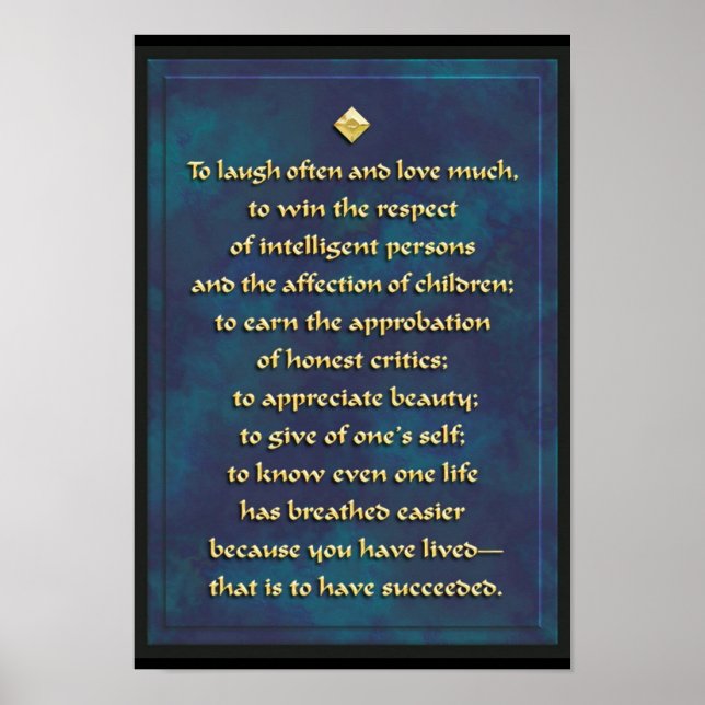 To laugh often... poster (Frente)