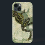 Toad Swinning na água<br><div class="desc">O Vision Studio está usando a técnica do giclée (francês para "spray") nesta peça de arte. Ela o torna único e os diferentes tons de verde enfatizam a pacificação desta imagem. Escolha este trabalho de arte para o seu próximo produto Zazzle.</div>