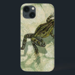 Toad Swinning na água<br><div class="desc">O Vision Studio está usando a técnica do giclée (francês para "spray") nesta peça de arte. Ela o torna único e os diferentes tons de verde enfatizam a pacificação desta imagem. Escolha este trabalho de arte para o seu próximo produto Zazzle.</div>
